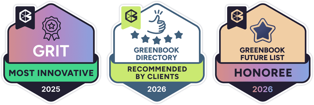 Greenbook badges showcase