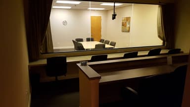 Back room of Focus Group 1