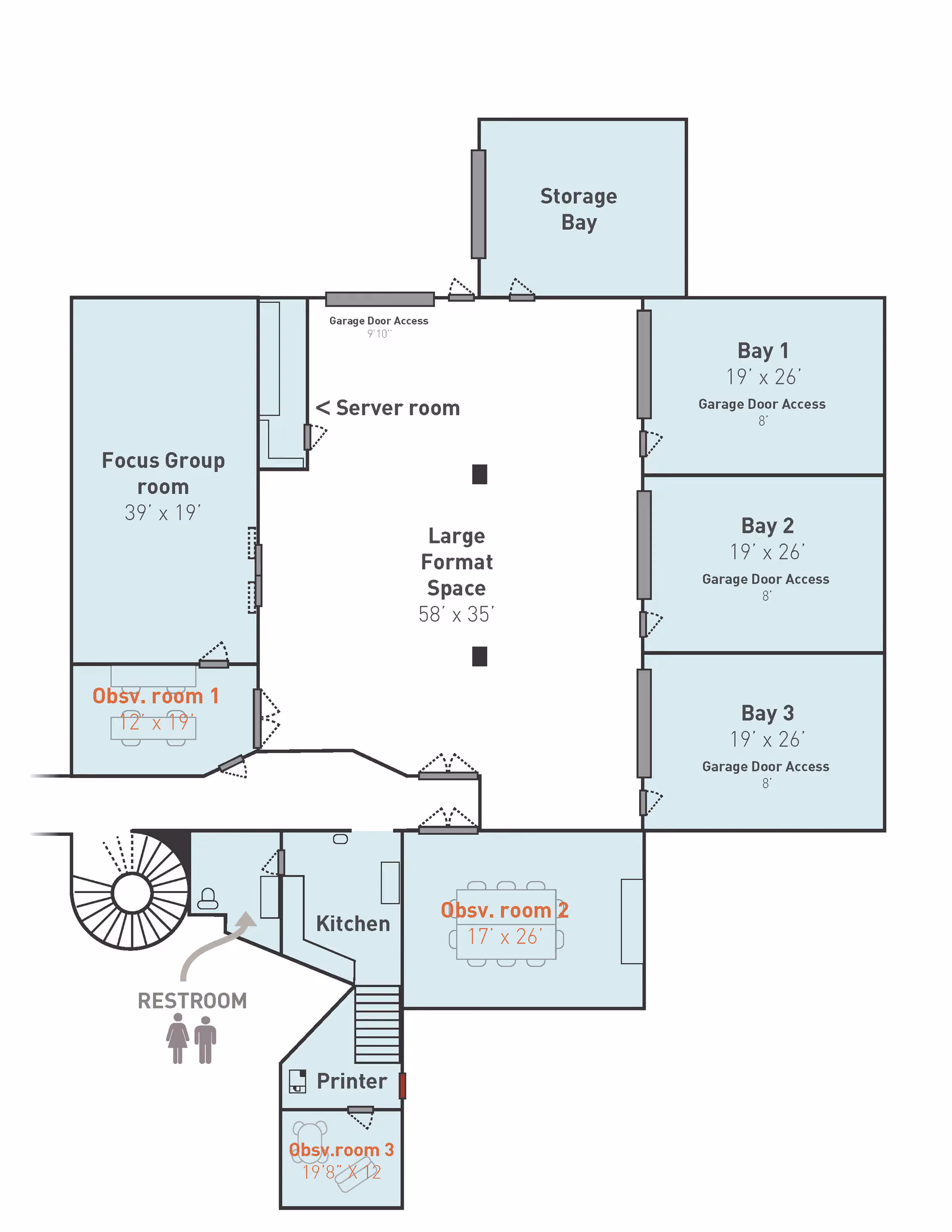 The Insights Garage – Floor Plan