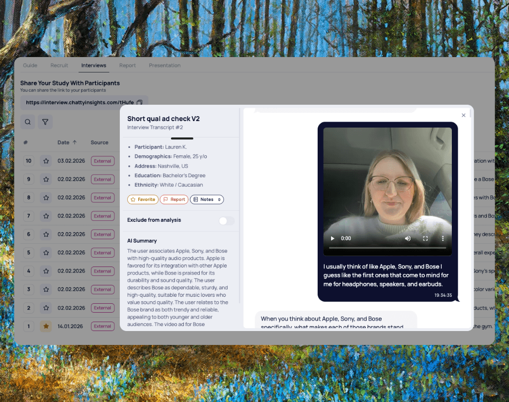 Chatty Insights – main gallery image