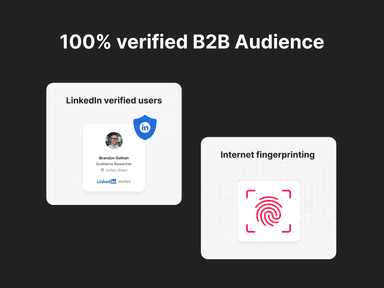 100% Verified Participants