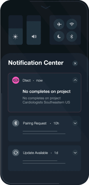 dtect notification center